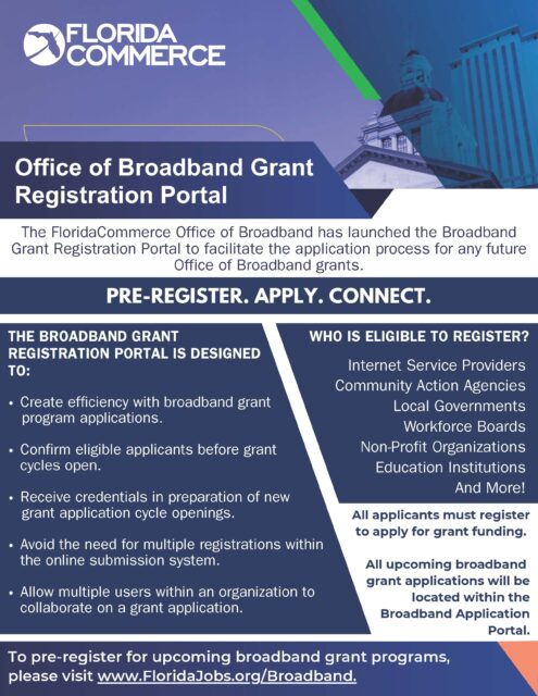 Broadband Pre-Registration Flyer