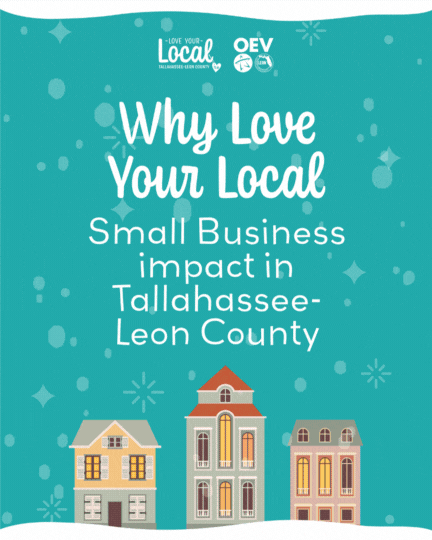 Love Your Local data infographic.